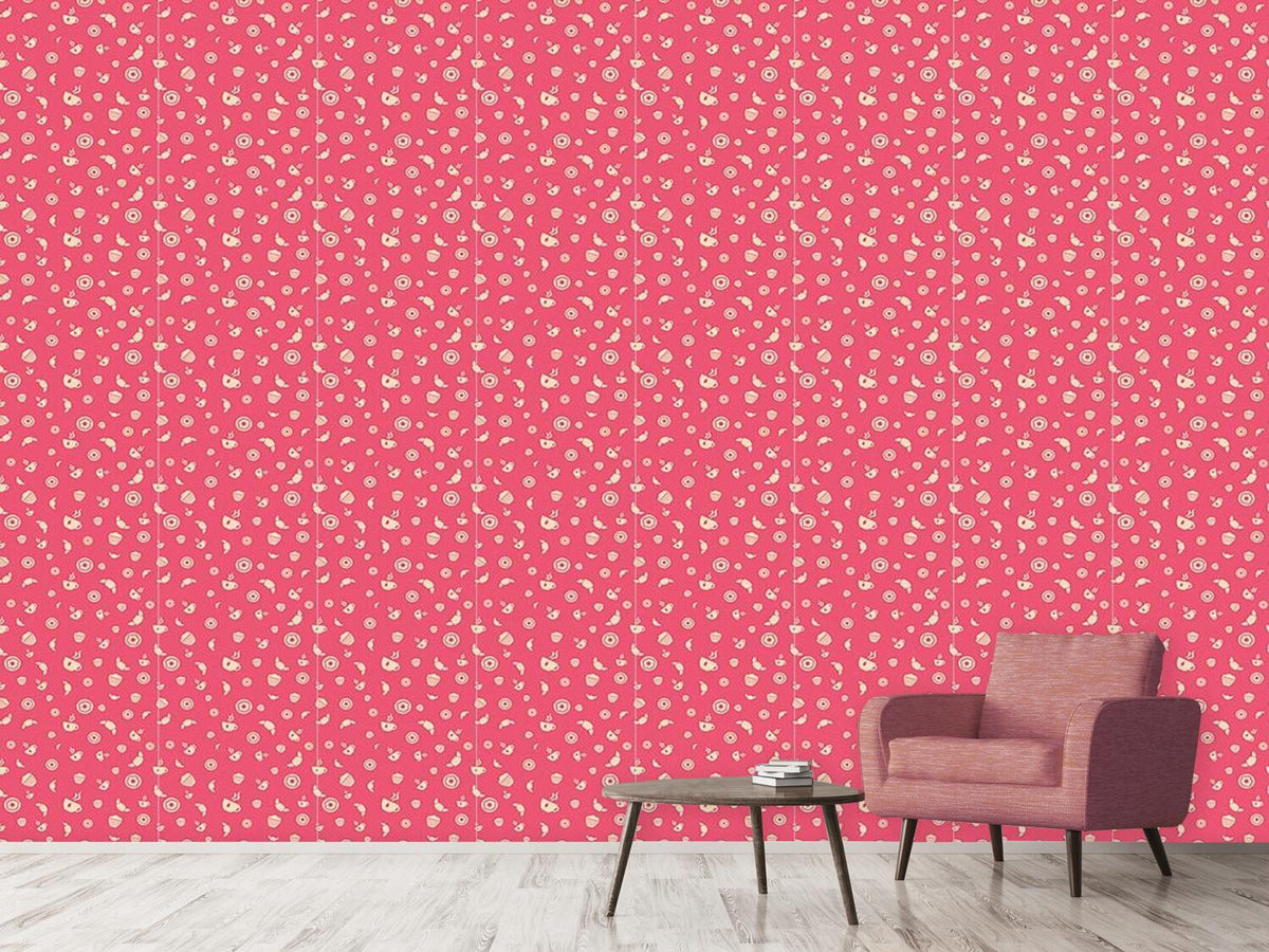 patterned-wallpaper-tea-time