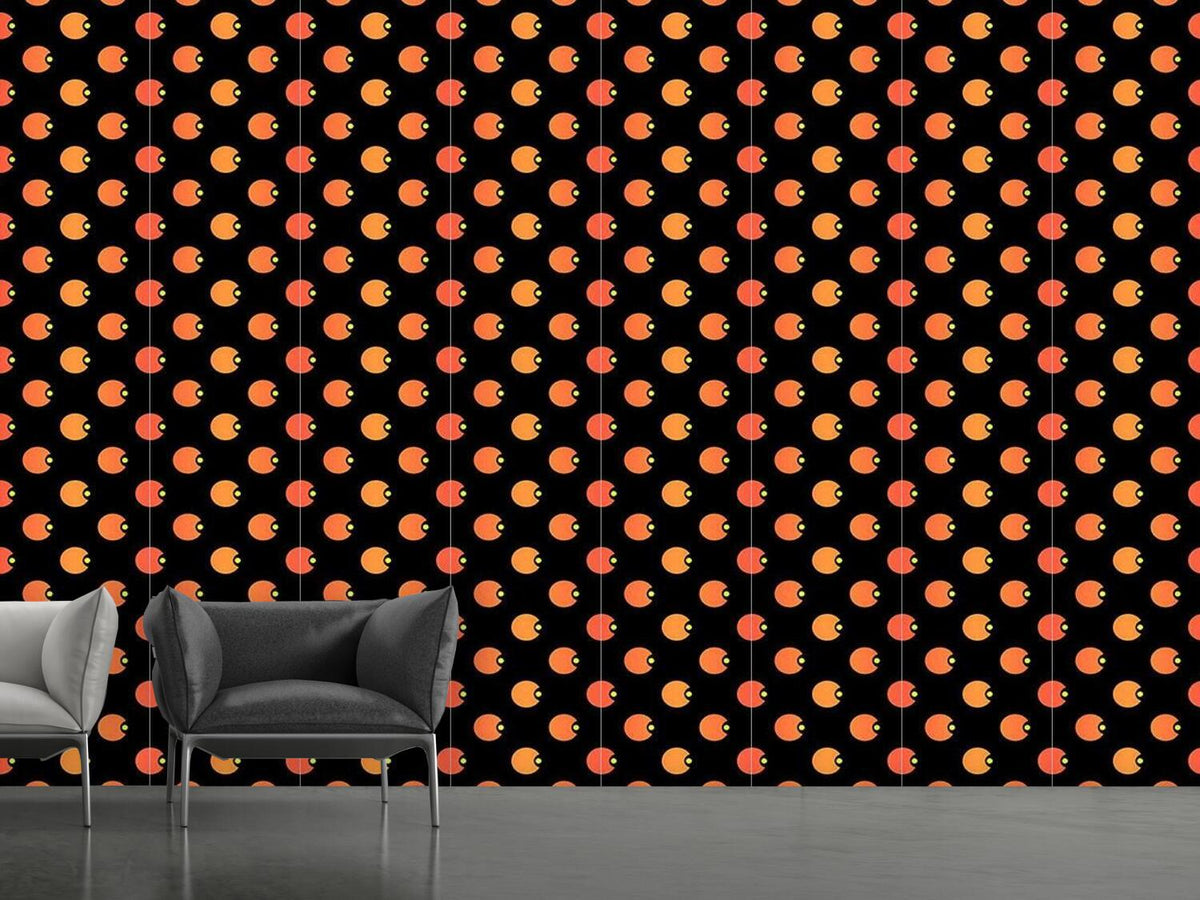 patterned-wallpaper-polka-pacman