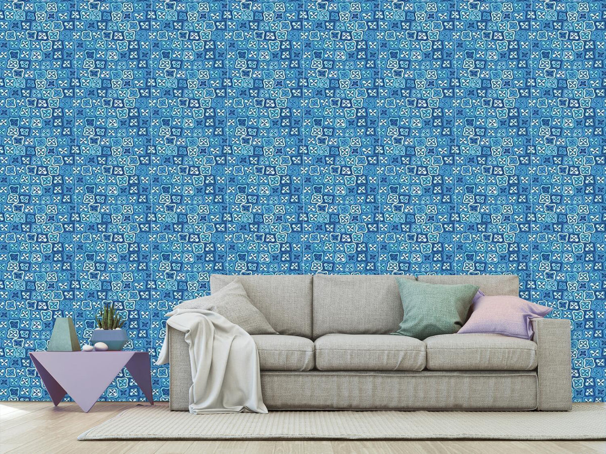 patterned-wallpaper-floral-crossover-mosaic