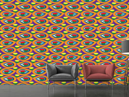patterned-wallpaper-tropic-drop-water-lillies