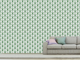 patterned-wallpaper-parcel-delivery-green