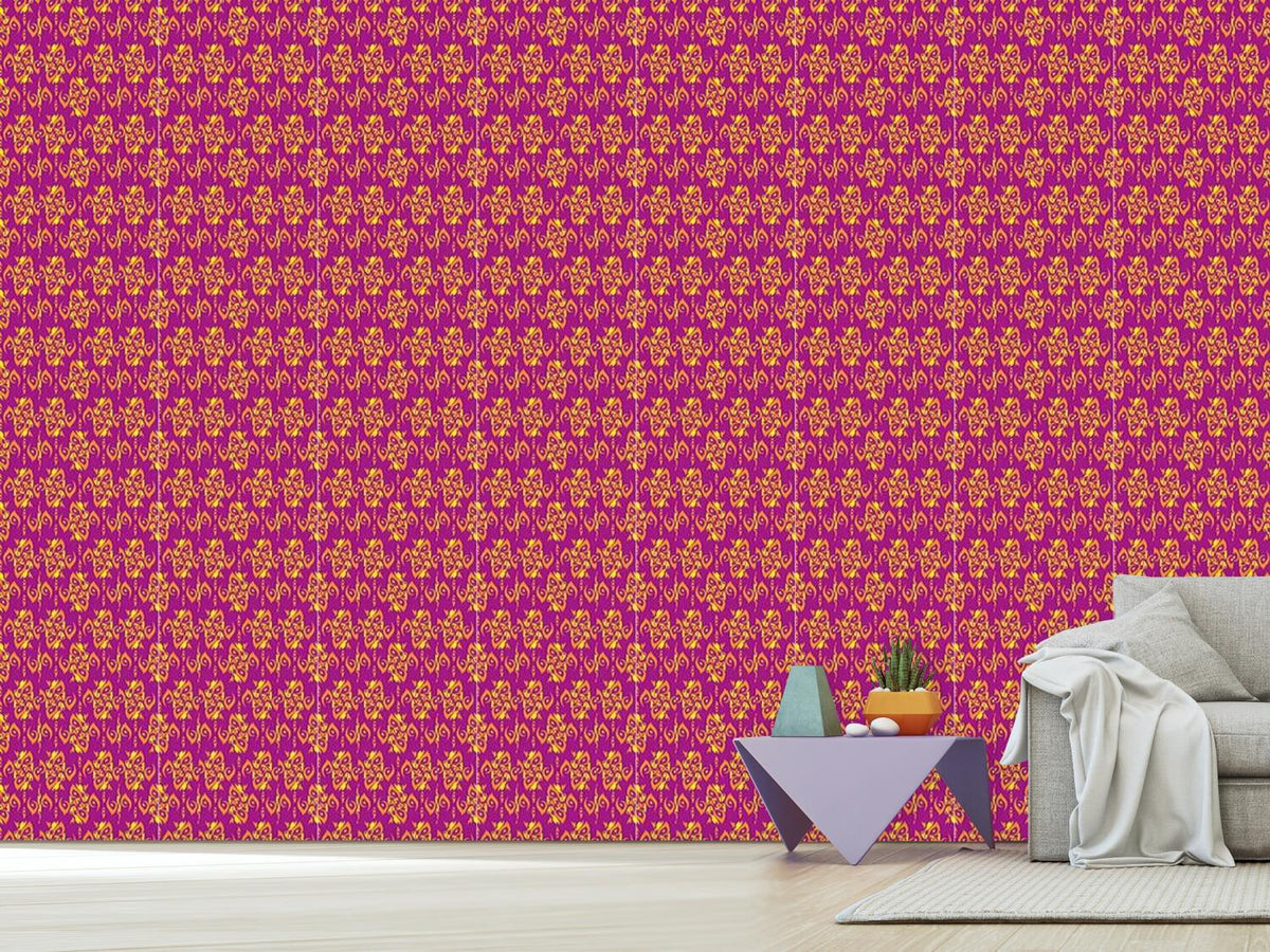 patterned-wallpaper-tribal-fish