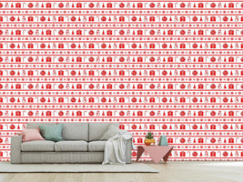 patterned-wallpaper-festive-decorations