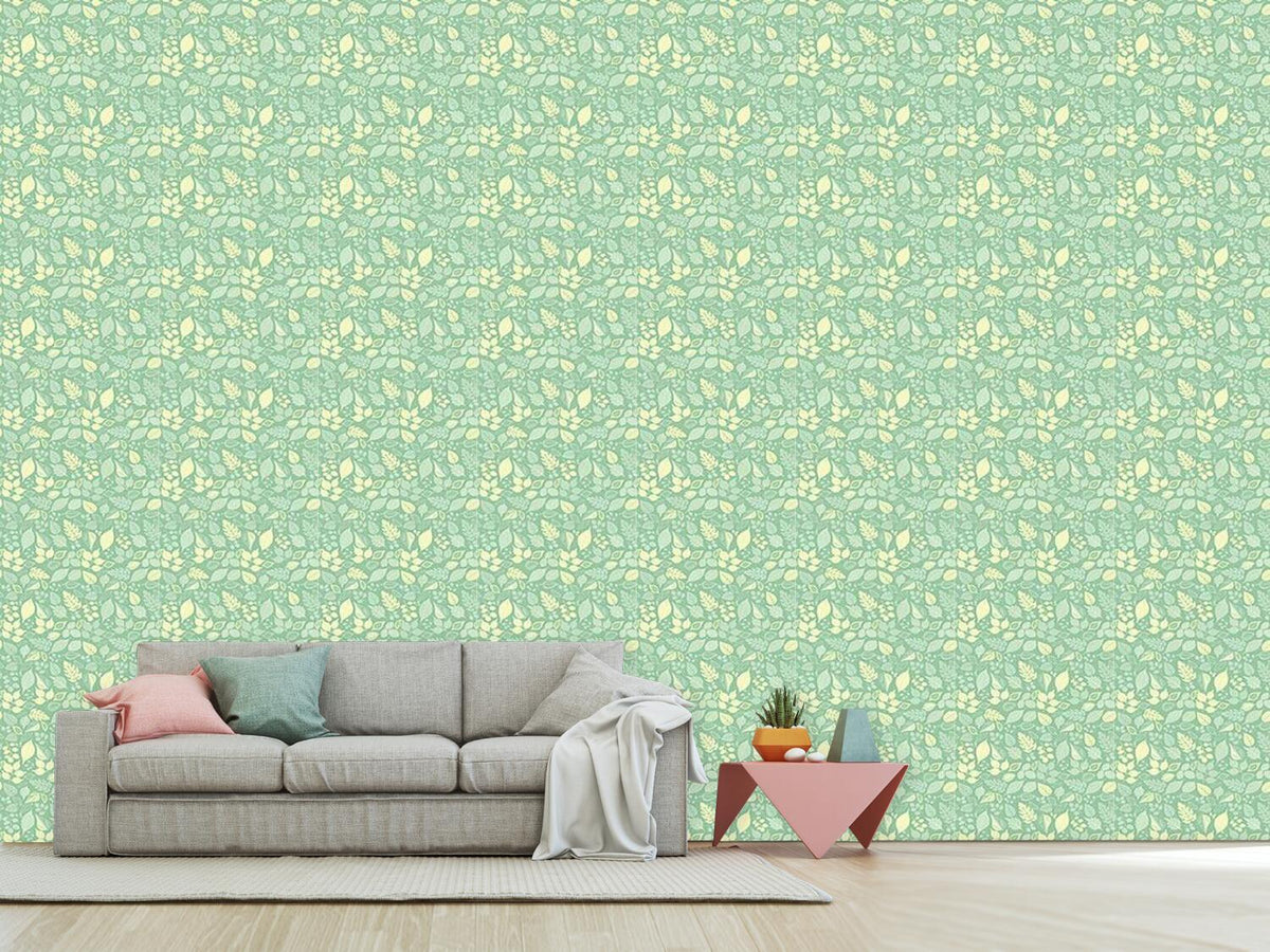 patterned-wallpaper-variety-of-leaves