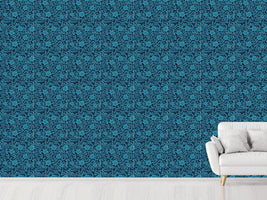 patterned-wallpaper-star-flowers-at-night