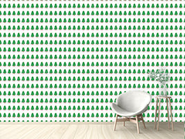 patterned-wallpaper-christmas-tree-parade