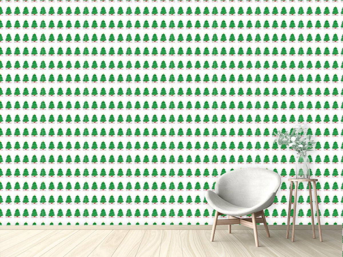 patterned-wallpaper-christmas-tree-parade