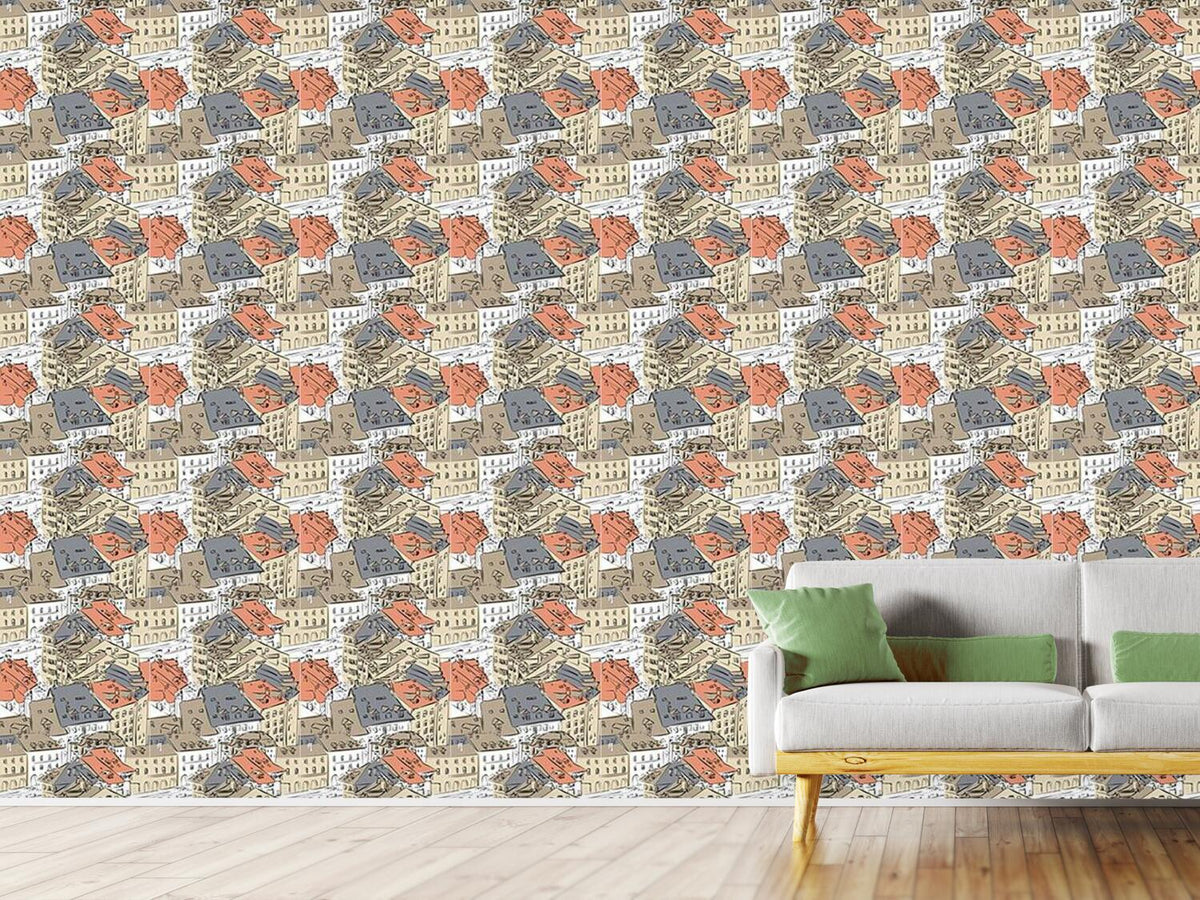 patterned-wallpaper-old-town