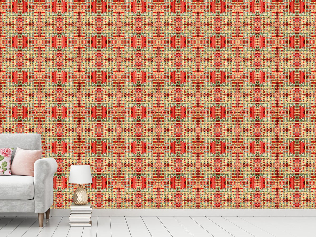 patterned-wallpaper-rough-weave