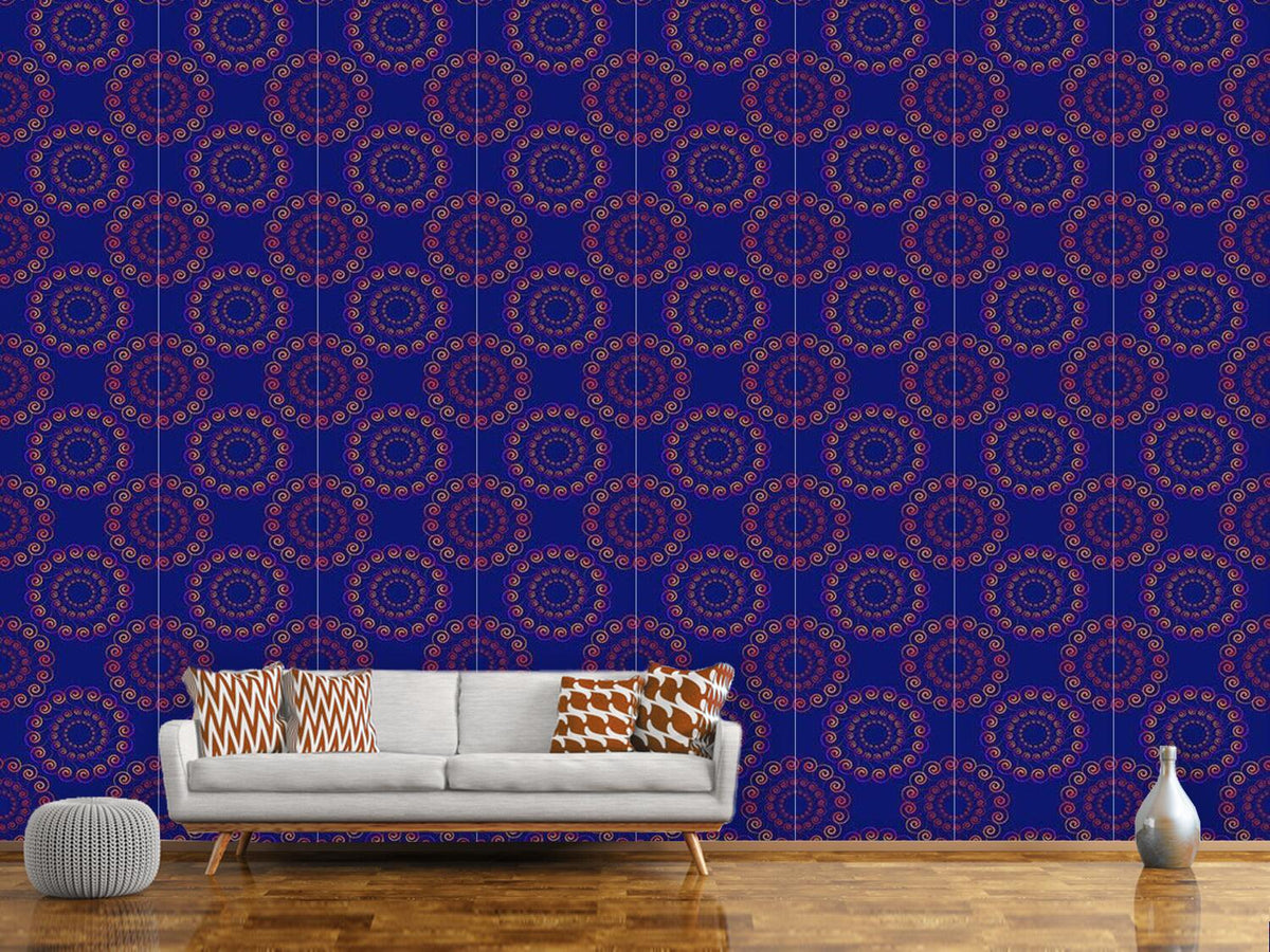 patterned-wallpaper-swirly-blue