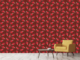 patterned-wallpaper-dotty-santa-brown