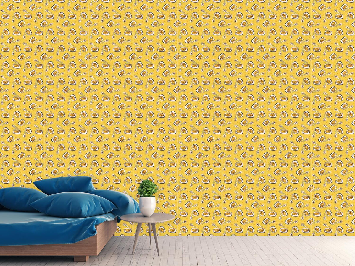 patterned-wallpaper-when-cats-dream