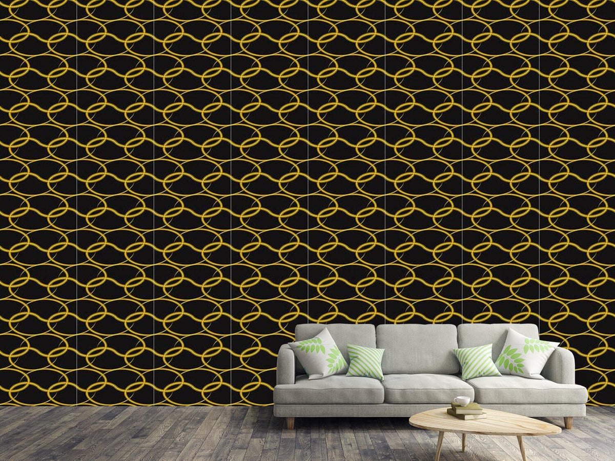patterned-wallpaper-golden-weave
