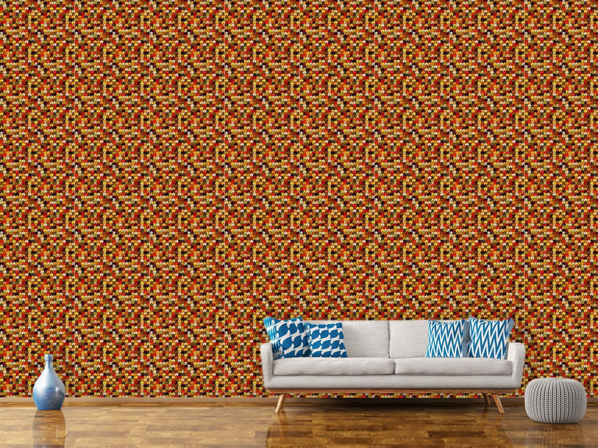 patterned-wallpaper-retro-puzzle