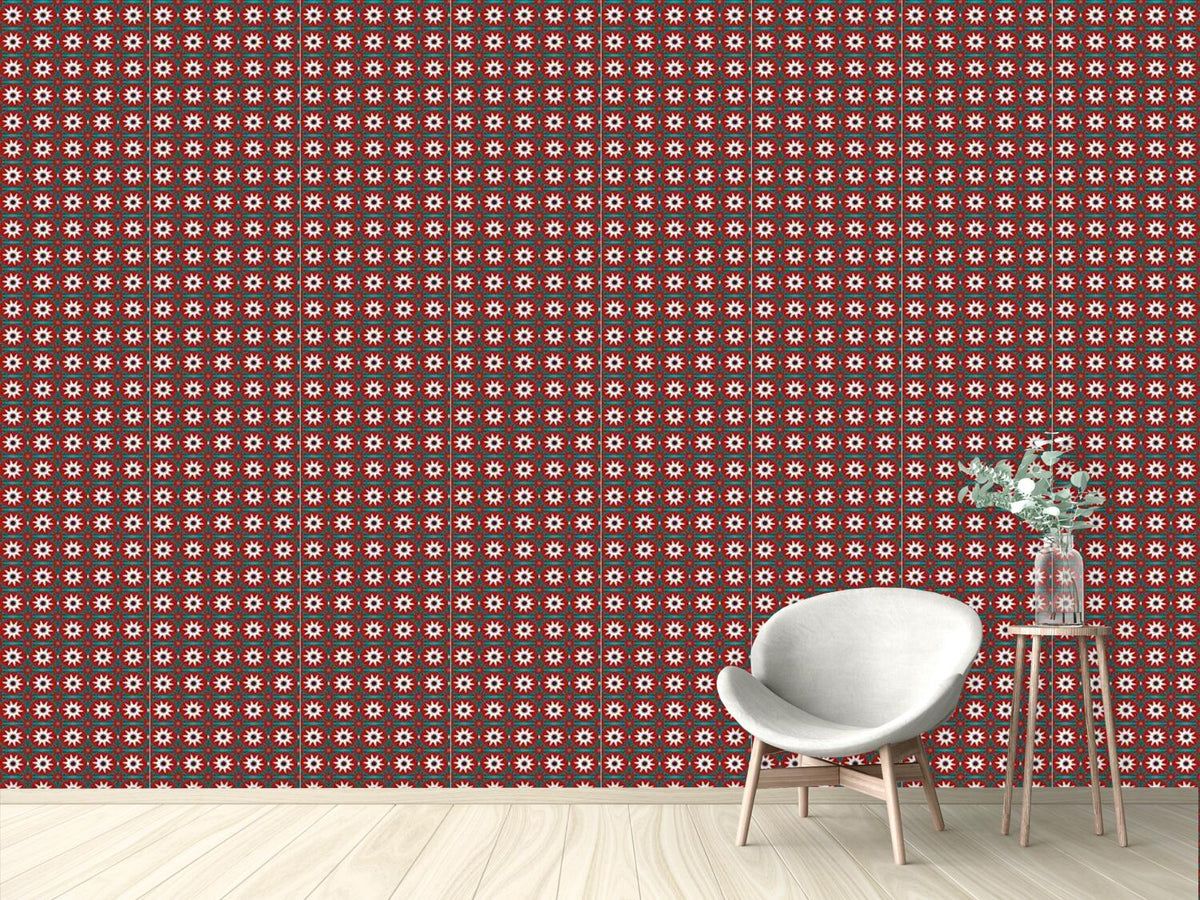 patterned-wallpaper-christmas-star