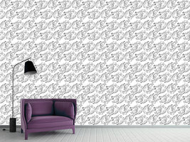 patterned-wallpaper-tiger-black-and-white