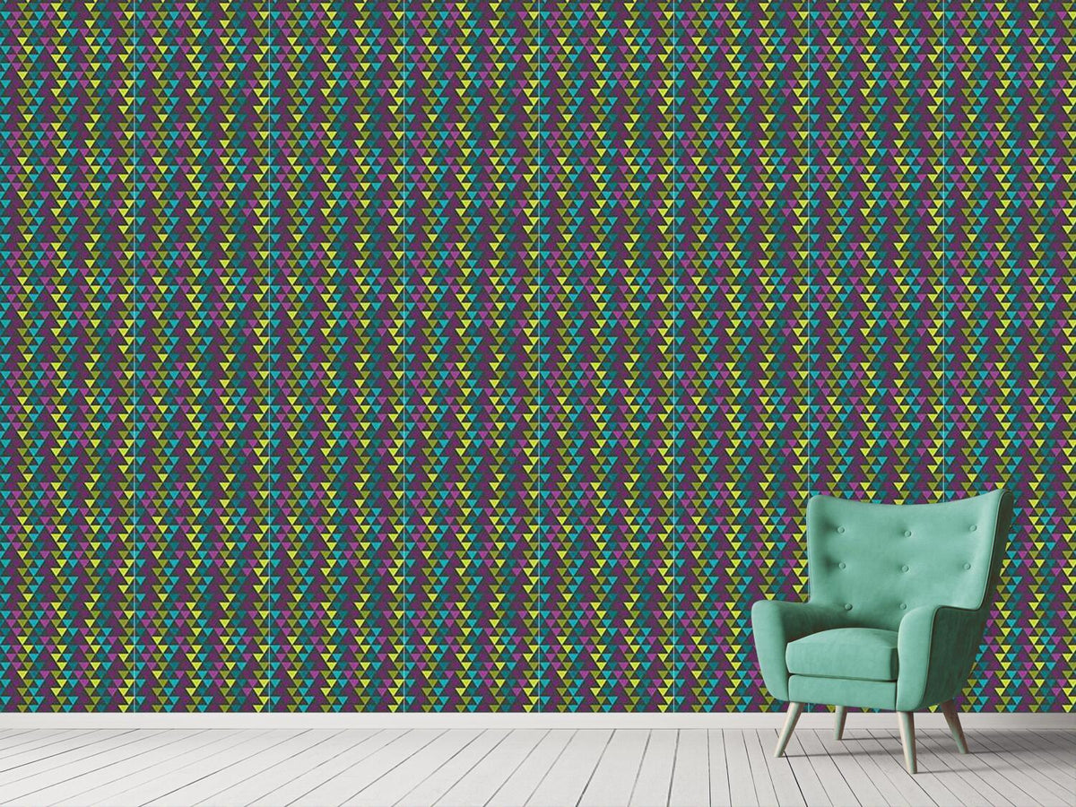 patterned-wallpaper-the-matrix-of-the-triangles