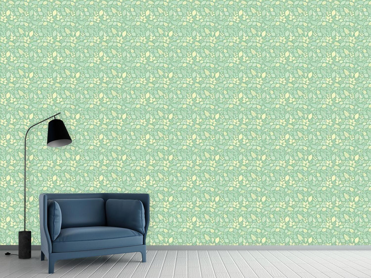 patterned-wallpaper-variety-of-leaves