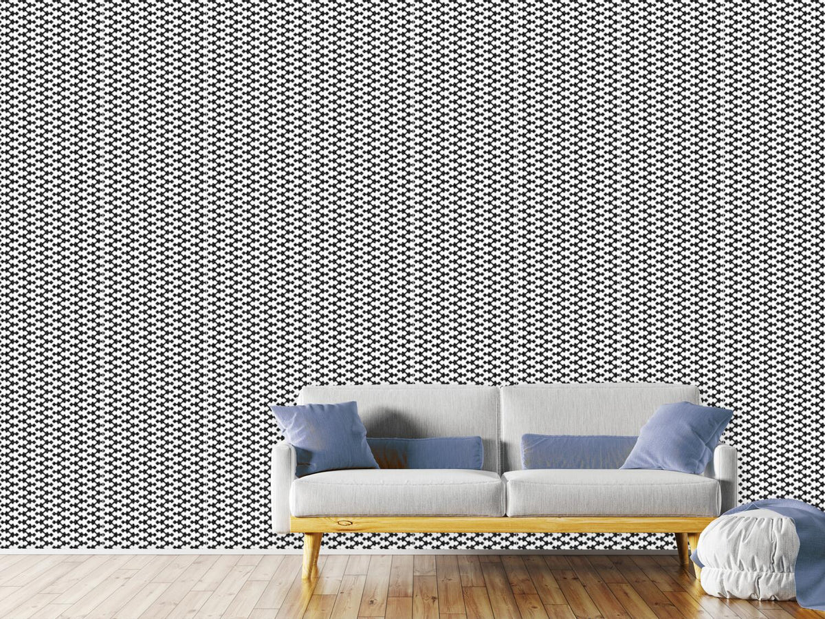 patterned-wallpaper-black-meets-white-in-zig-zag