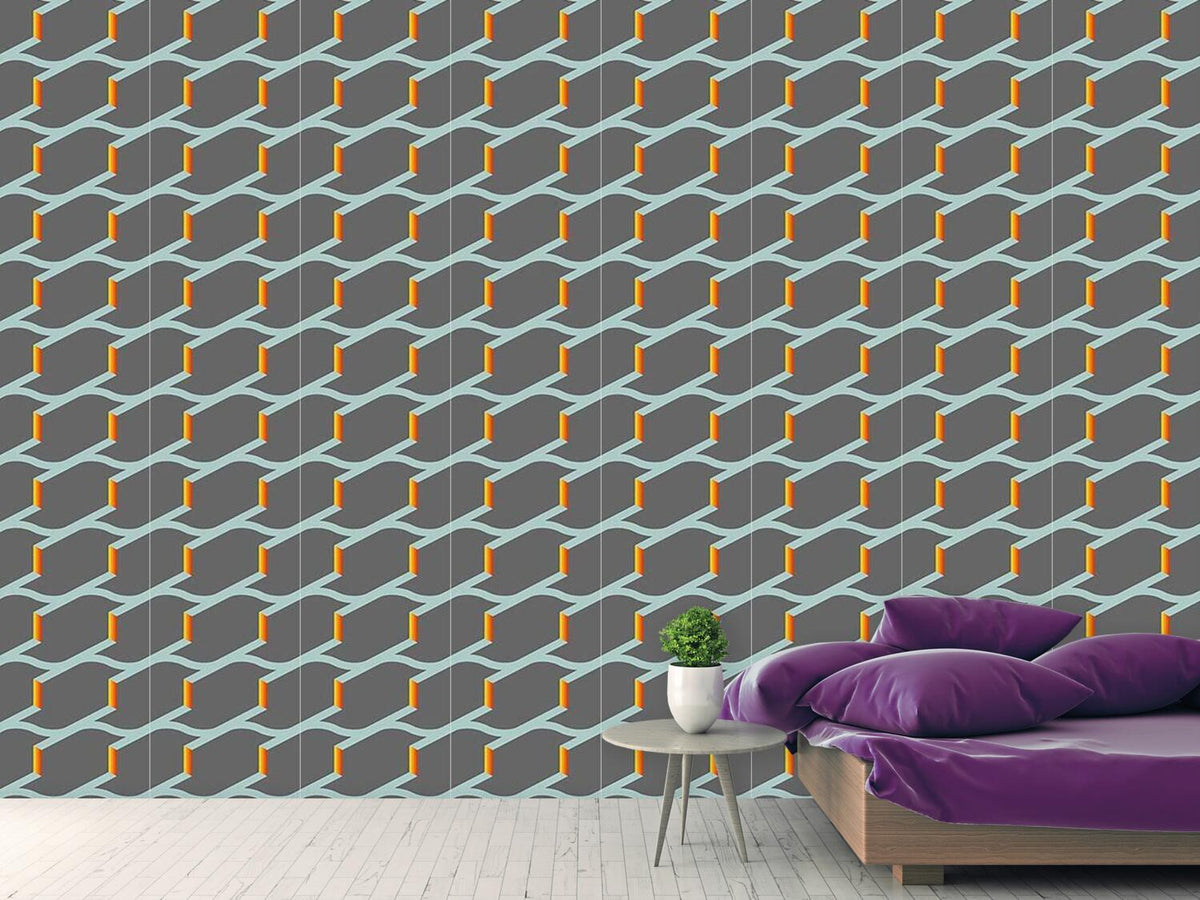 patterned-wallpaper-fire-on-the-roof