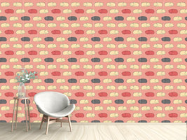 patterned-wallpaper-sleeping-kittens