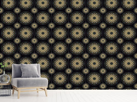 patterned-wallpaper-glitter-gold-floral