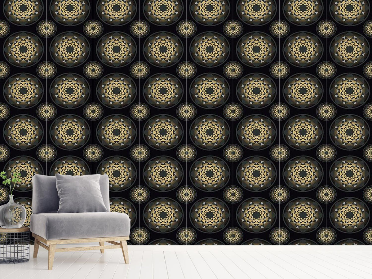patterned-wallpaper-glitter-gold-floral