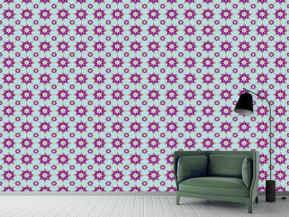 patterned-wallpaper-splendor-tulips-magenta