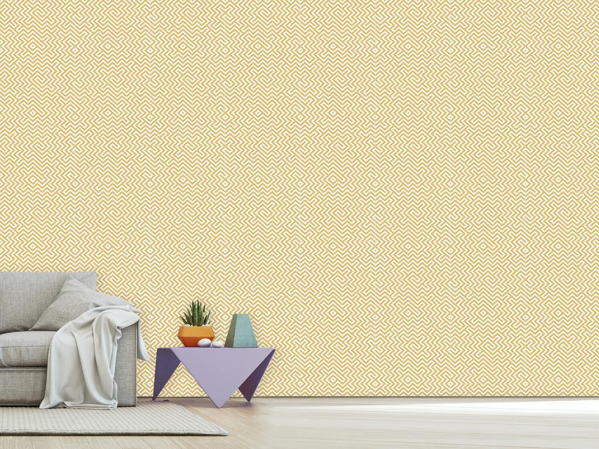 patterned-wallpaper-in-the-center-yellow