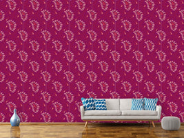 patterned-wallpaper-exotic-tendrillars-purple