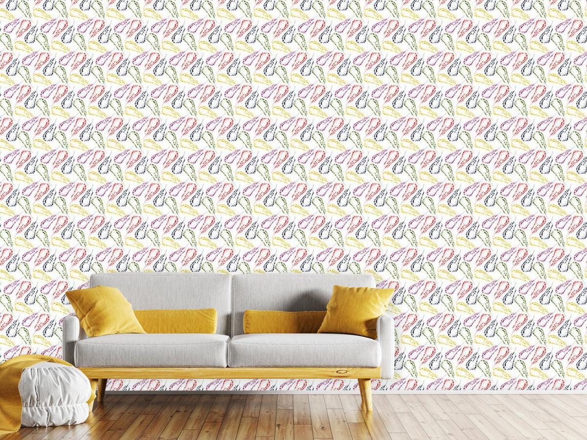 patterned-wallpaper-feather-dream