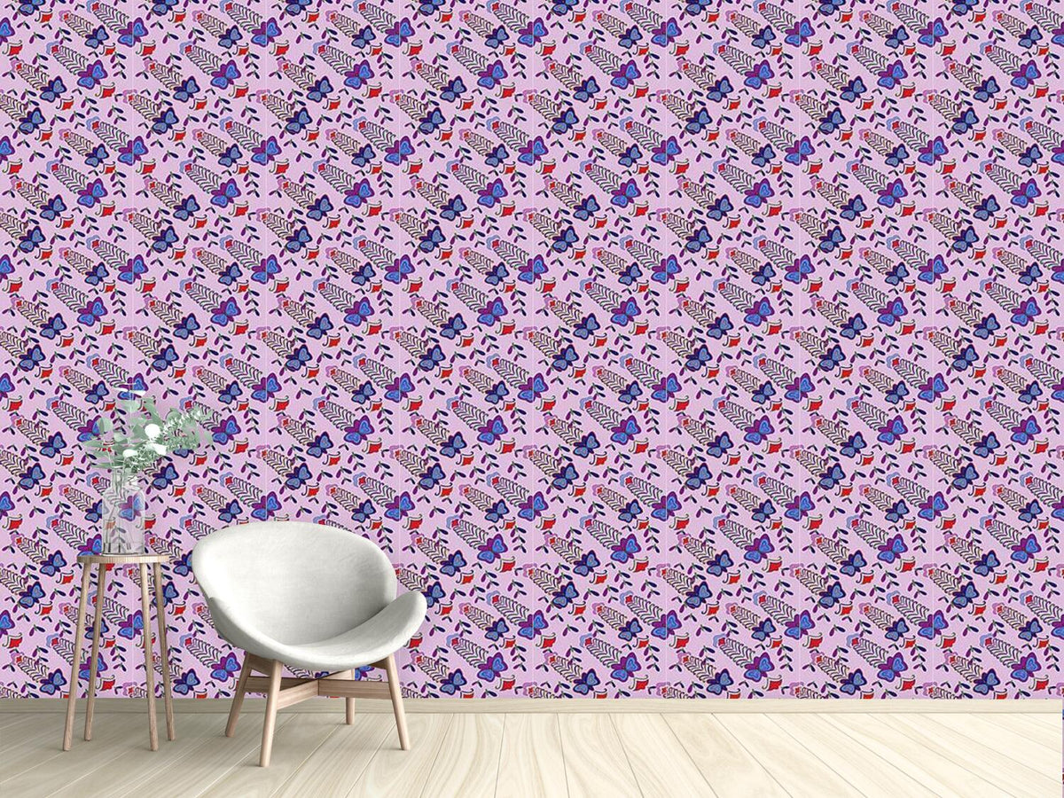 patterned-wallpaper-butterfly-lilac-flush