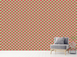 patterned-wallpaper-chess-with-christmas-trees