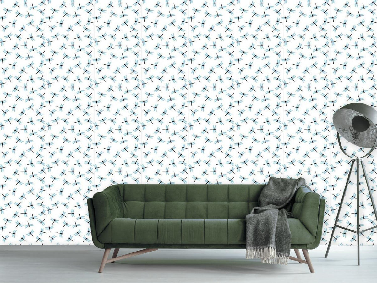 patterned-wallpaper-the-flight-of-the-dragonfly