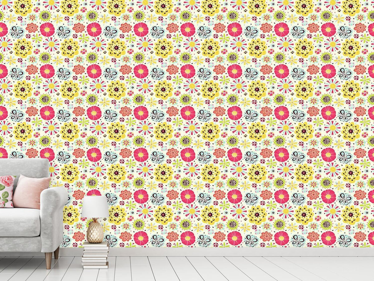 patterned-wallpaper-summer-splash-floral