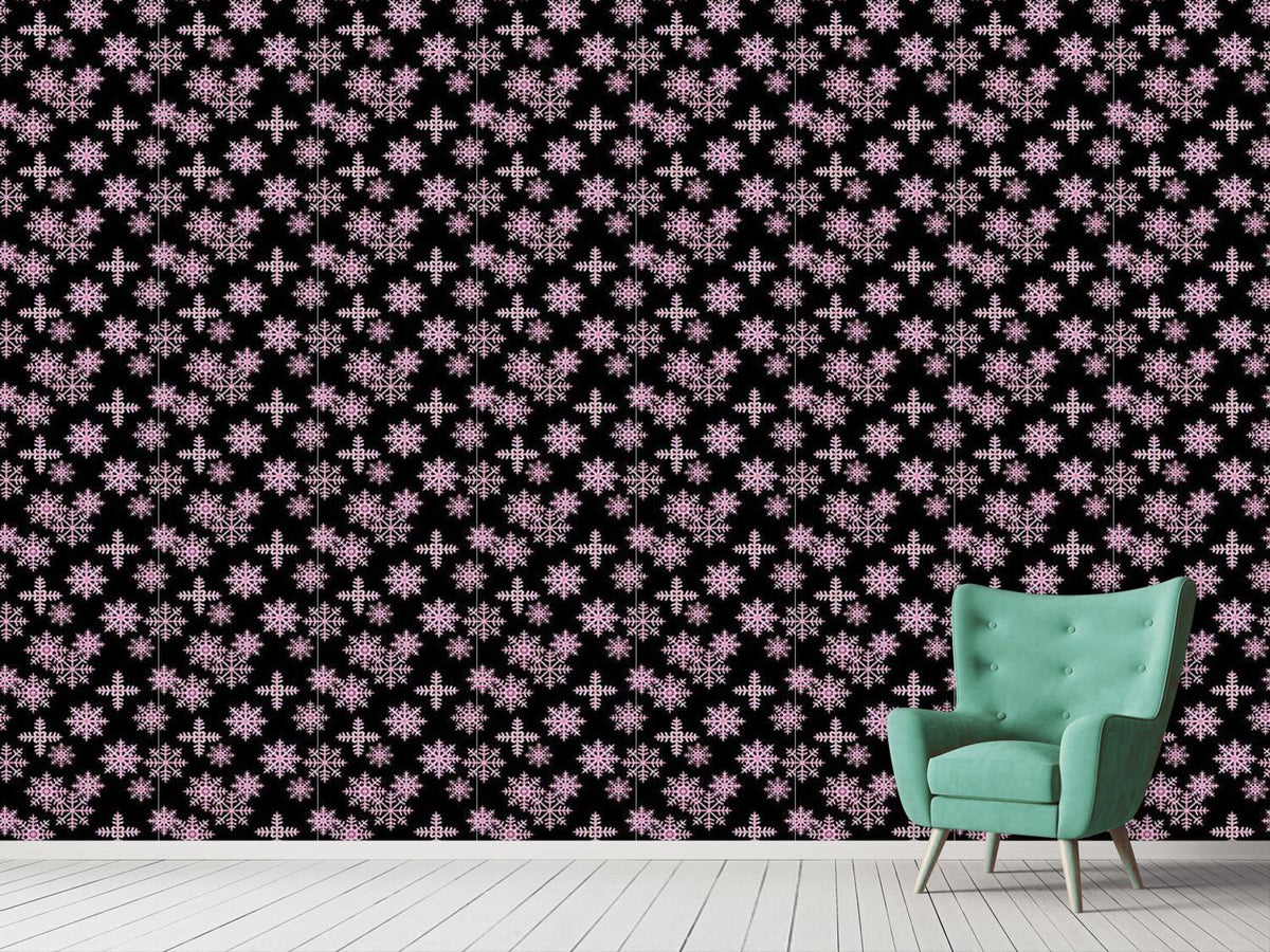 patterned-wallpaper-ice-crystals-black