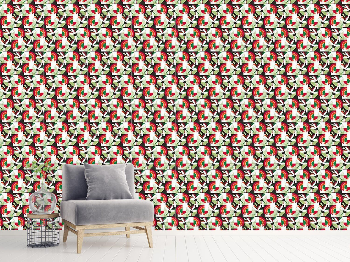 patterned-wallpaper-inflorescence-green
