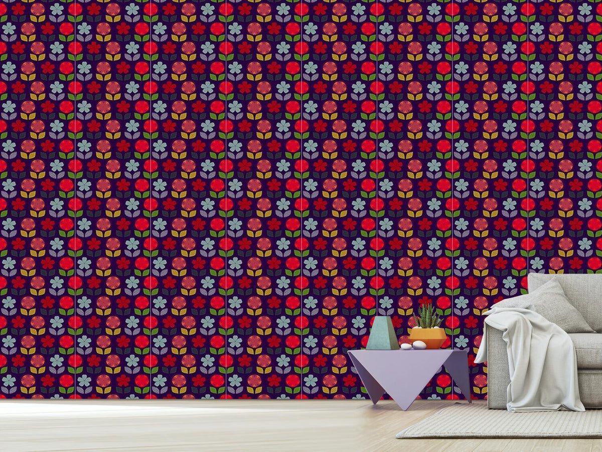 patterned-wallpaper-funny-retro-garden