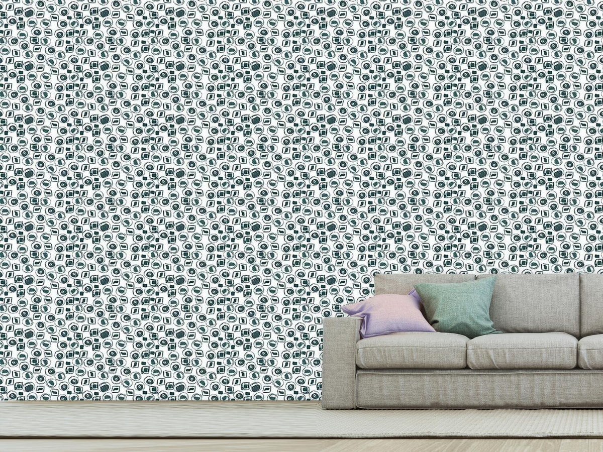 patterned-wallpaper-curvy-shapes