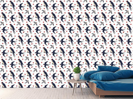 patterned-wallpaper-flying-swallows