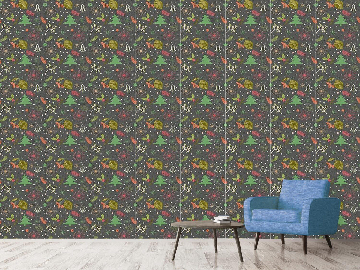 patterned-wallpaper-winter-night