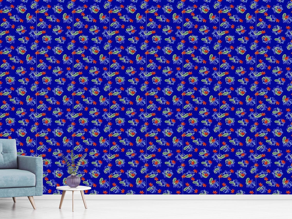 patterned-wallpaper-paisley-leaf-melange