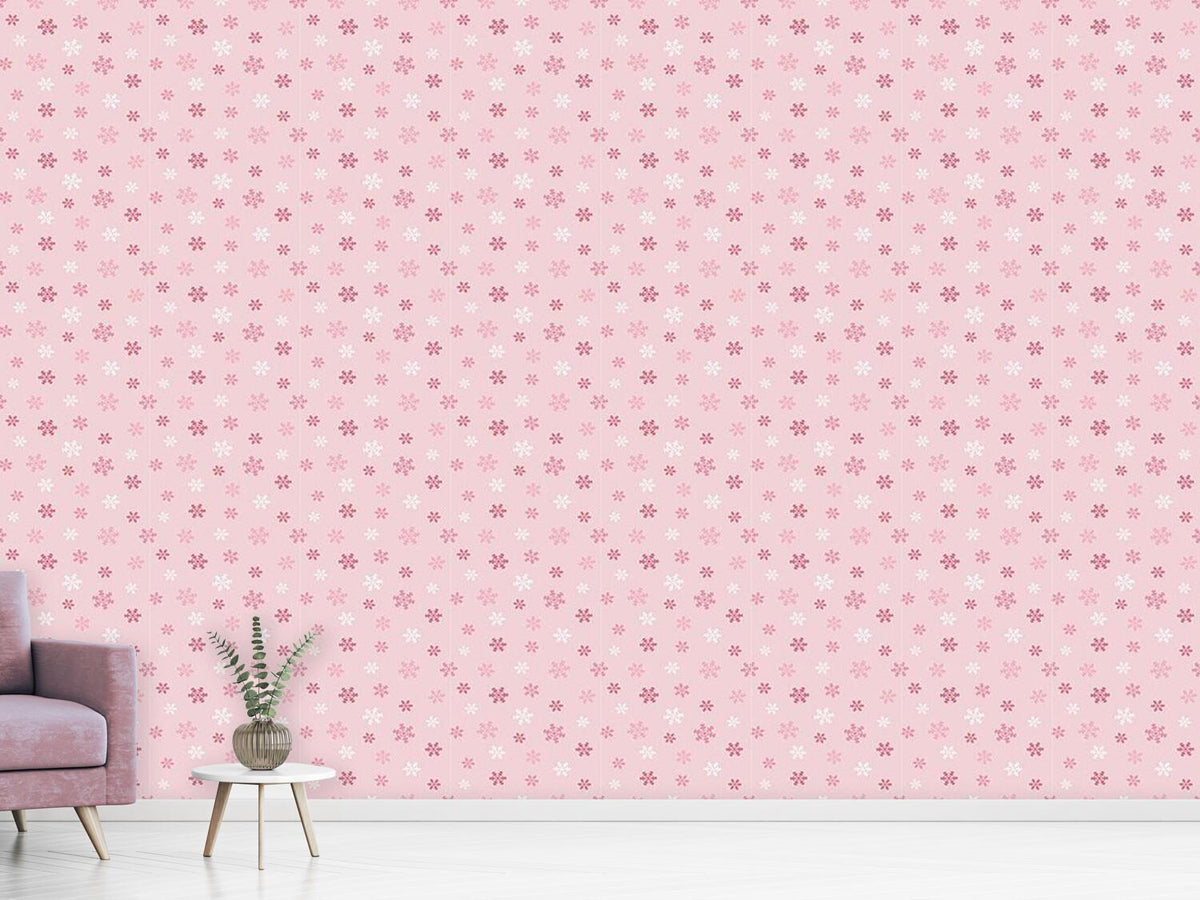 patterned-wallpaper-winter-snowflake-love