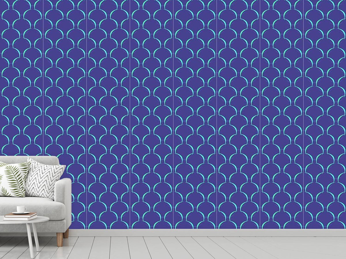 patterned-wallpaper-mesh-blue