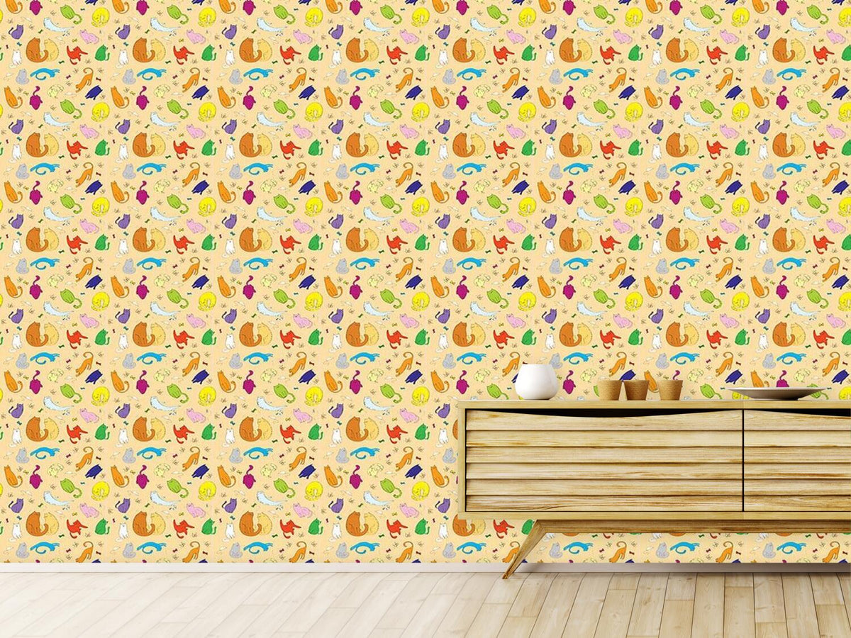 patterned-wallpaper-cute-cats
