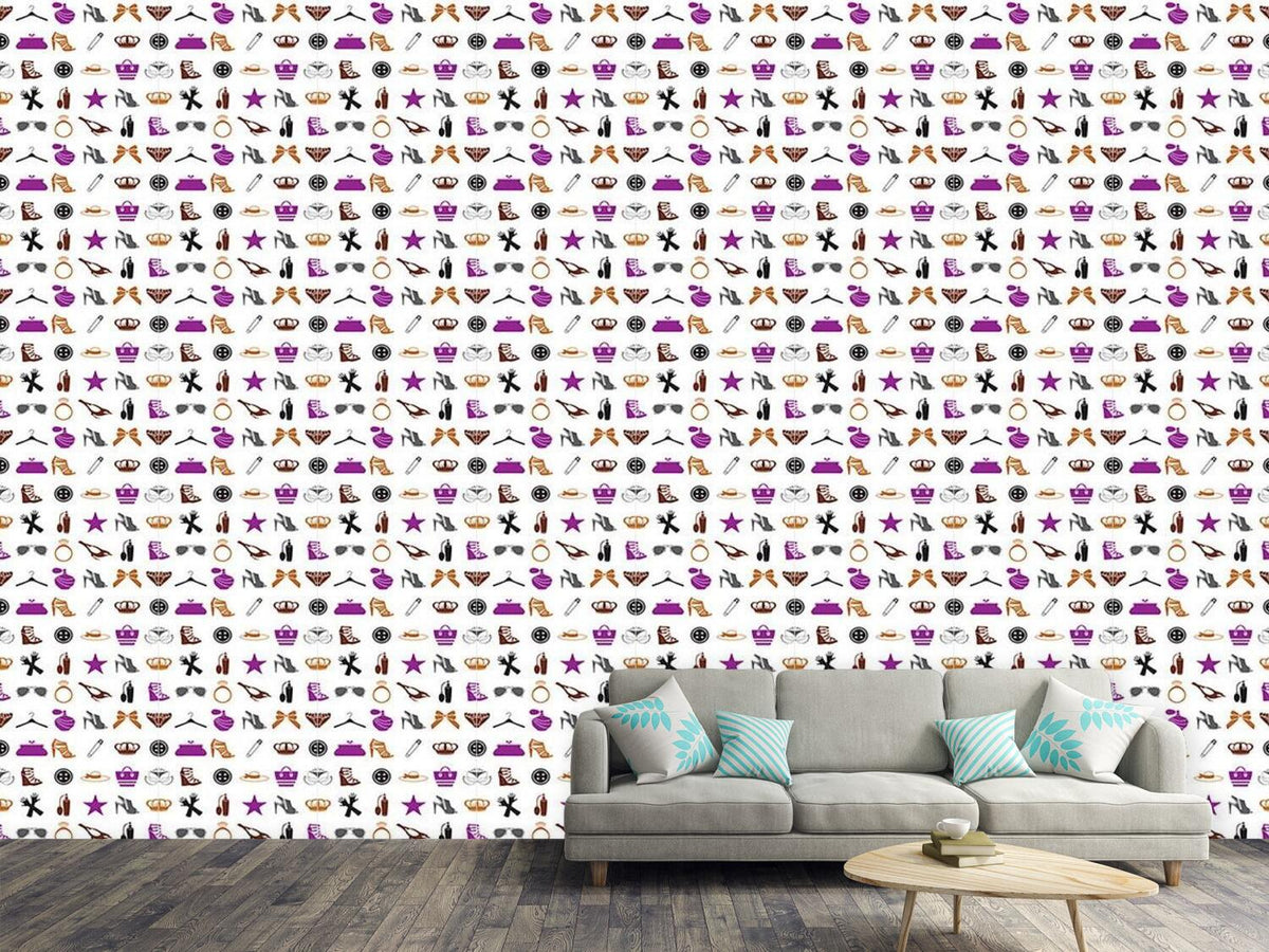 patterned-wallpaper-fashion-accessories