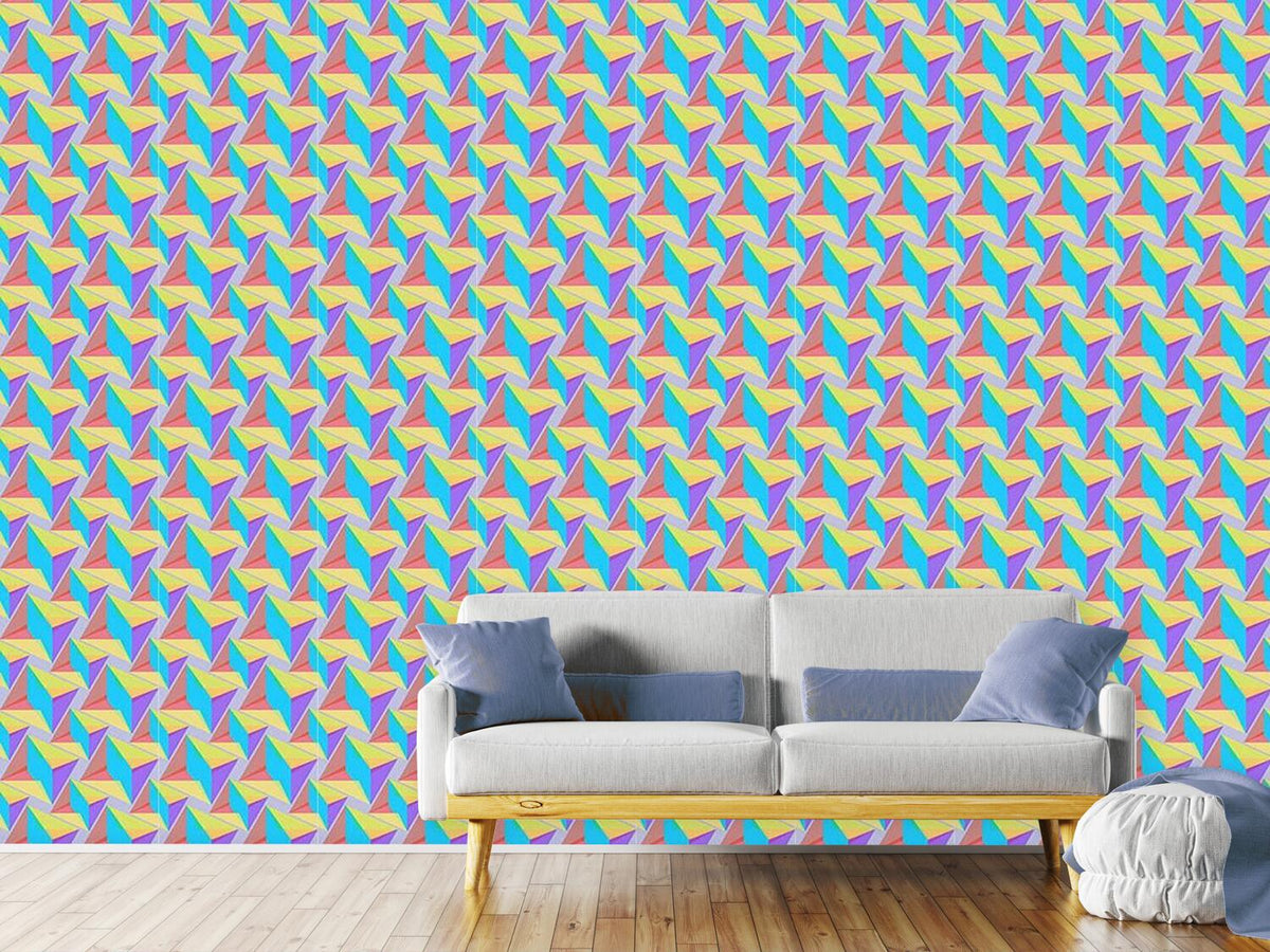 patterned-wallpaper-harlequin-geometry