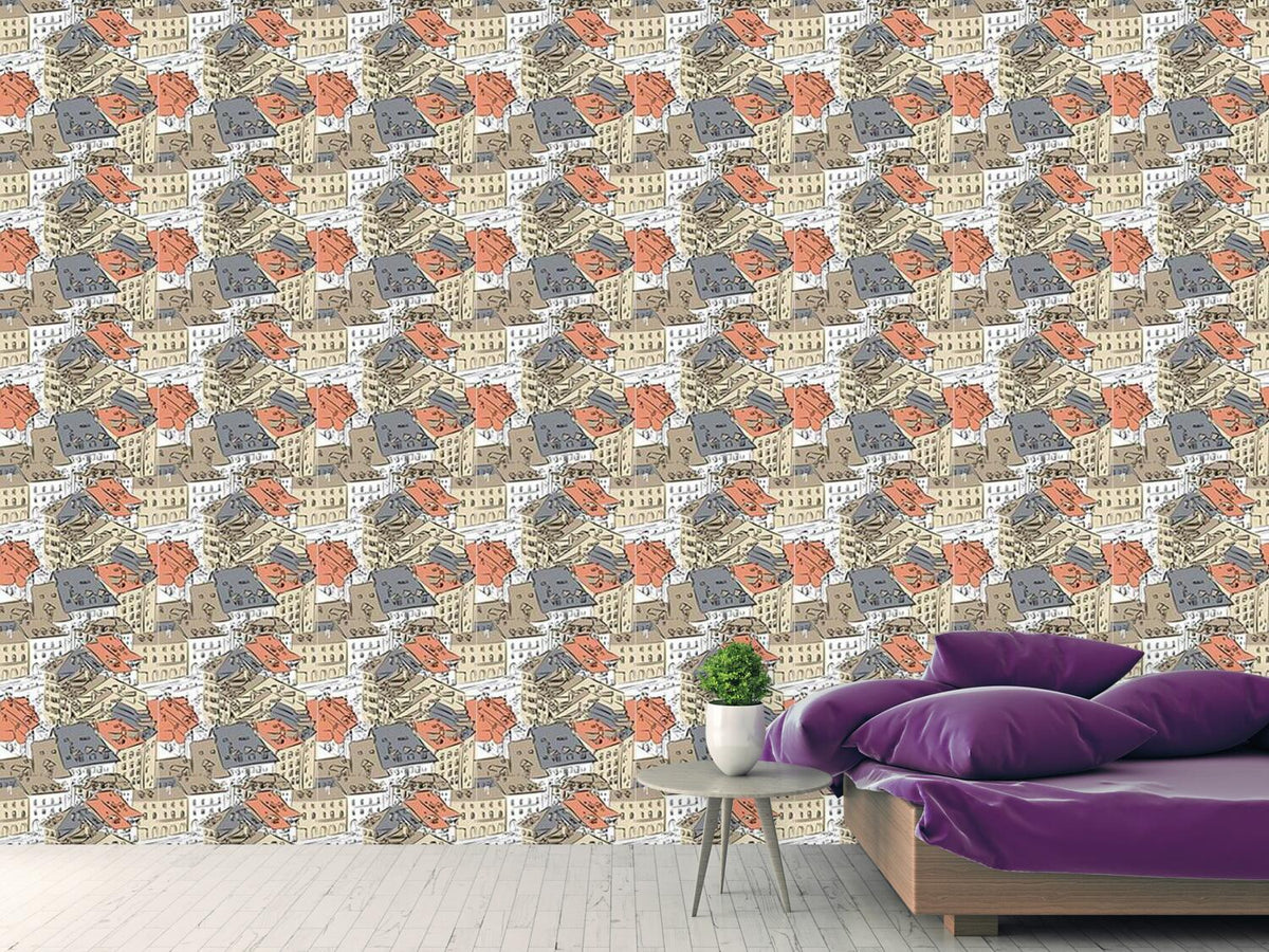 patterned-wallpaper-old-town