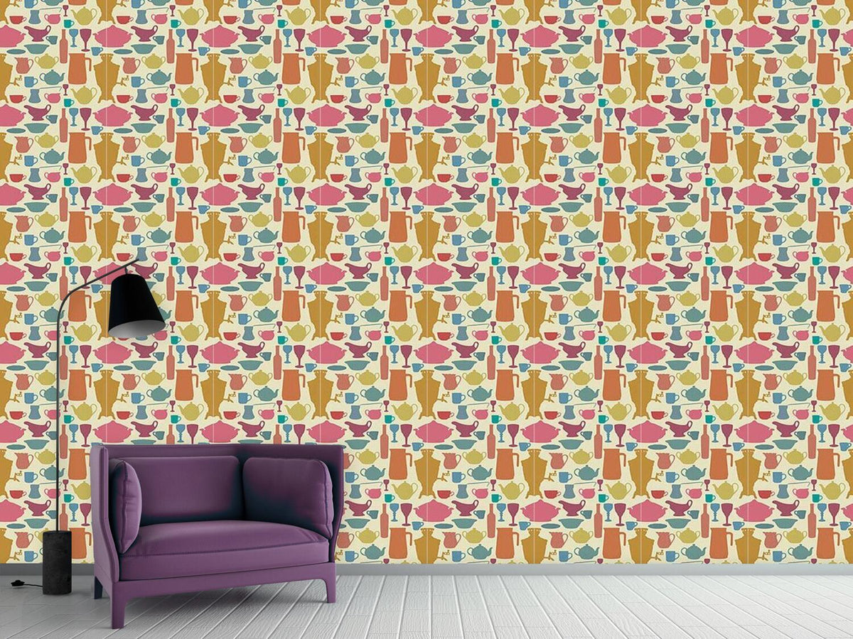 patterned-wallpaper-tiffanys-table