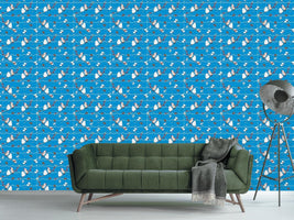 patterned-wallpaper-lovebirds-blue